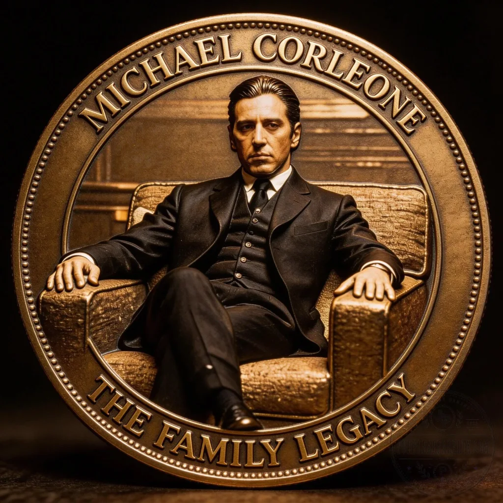 Michael Corleone The Family Legacy Collectible Commemorative Coin Michael Corleone The Family Legacy Collectible Commemorative Coin