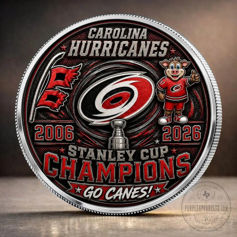 Carolina Hurricanes Stanley Cup Champions 2006 2026 Commemorative Coin 8 Carolina Hurricanes Stanley Cup Champions 2006 2026 Commemorative Coin