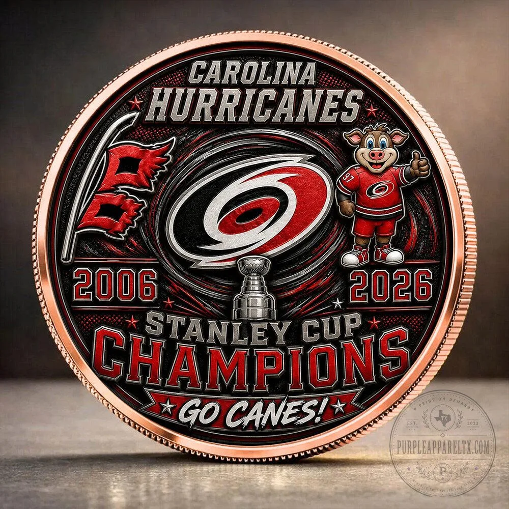 Carolina Hurricanes Stanley Cup Champions 2006 2026 Commemorative Coin 9 Carolina Hurricanes Stanley Cup Champions 2006 2026 Commemorative Coin