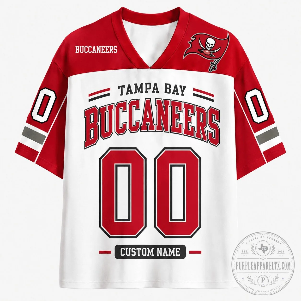 Tampa Bay Buccaneers Custom Name and Number Football Jersey 2 Tampa Bay Buccaneers Custom Name and Number Football Jersey