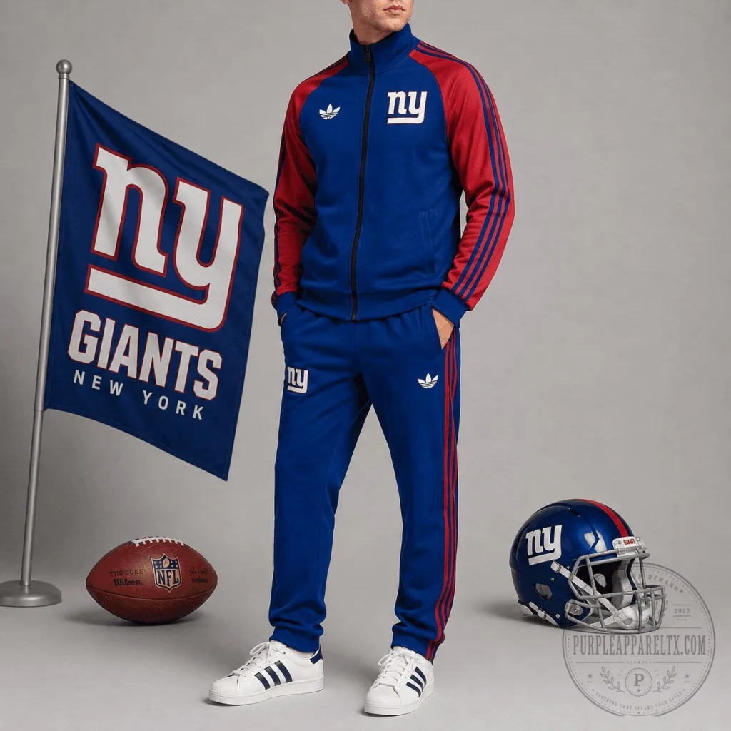 New York Giants Royal Blue Track Jacket New York Giants Royal Blue Track Jacket
