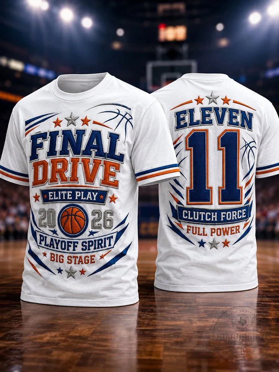 Men's Basketball Fan Shirt Final Drive Elite Play 2026 Playoff Spirit T-Shirt 1 Men's Basketball Fan Shirt Final Drive Elite Play 2026 Playoff Spirit T-Shirt