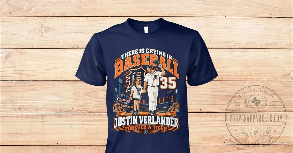 Justin Verlander Forever A Tiger Detroit Baseball Fan T-Shirt