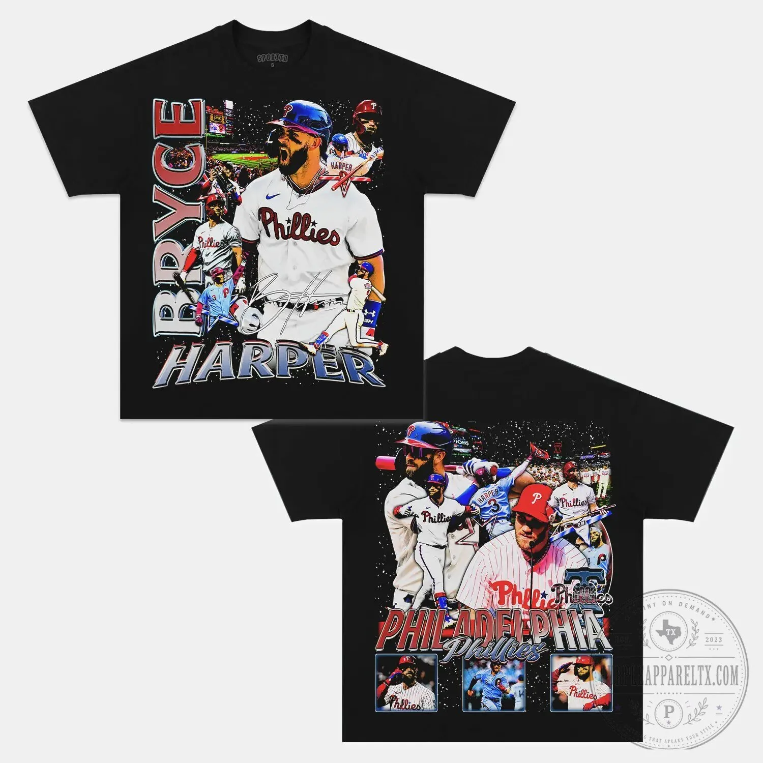 Bryce Harper Philadelphia Phillies Baseball Vintage Style T-Shirt