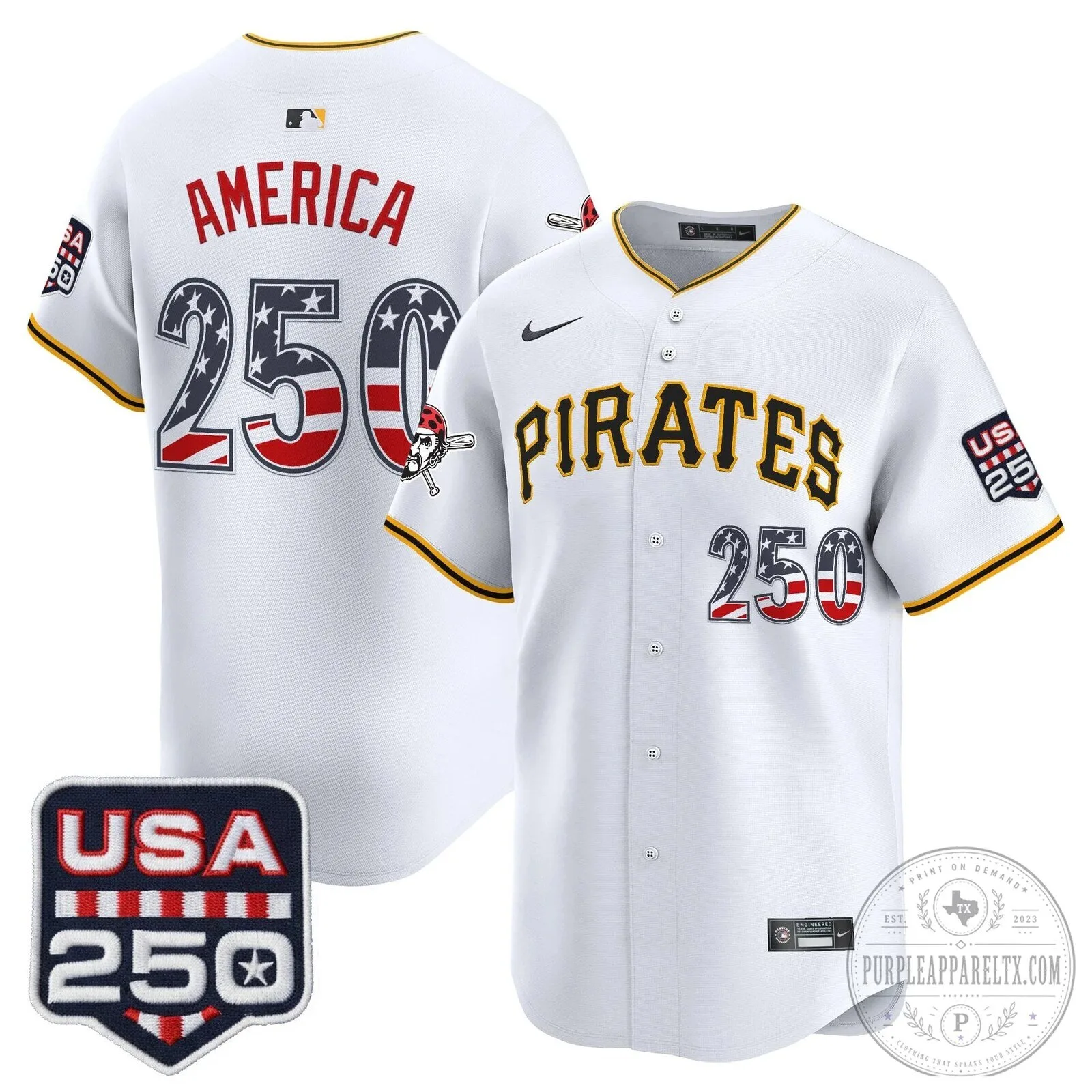 Pittsburgh Pirates Paul Skenes Fourth of July Black Baseball Jersey 71 Pittsburgh Pirates Paul Skenes Fourth of July Black Baseball Jersey
