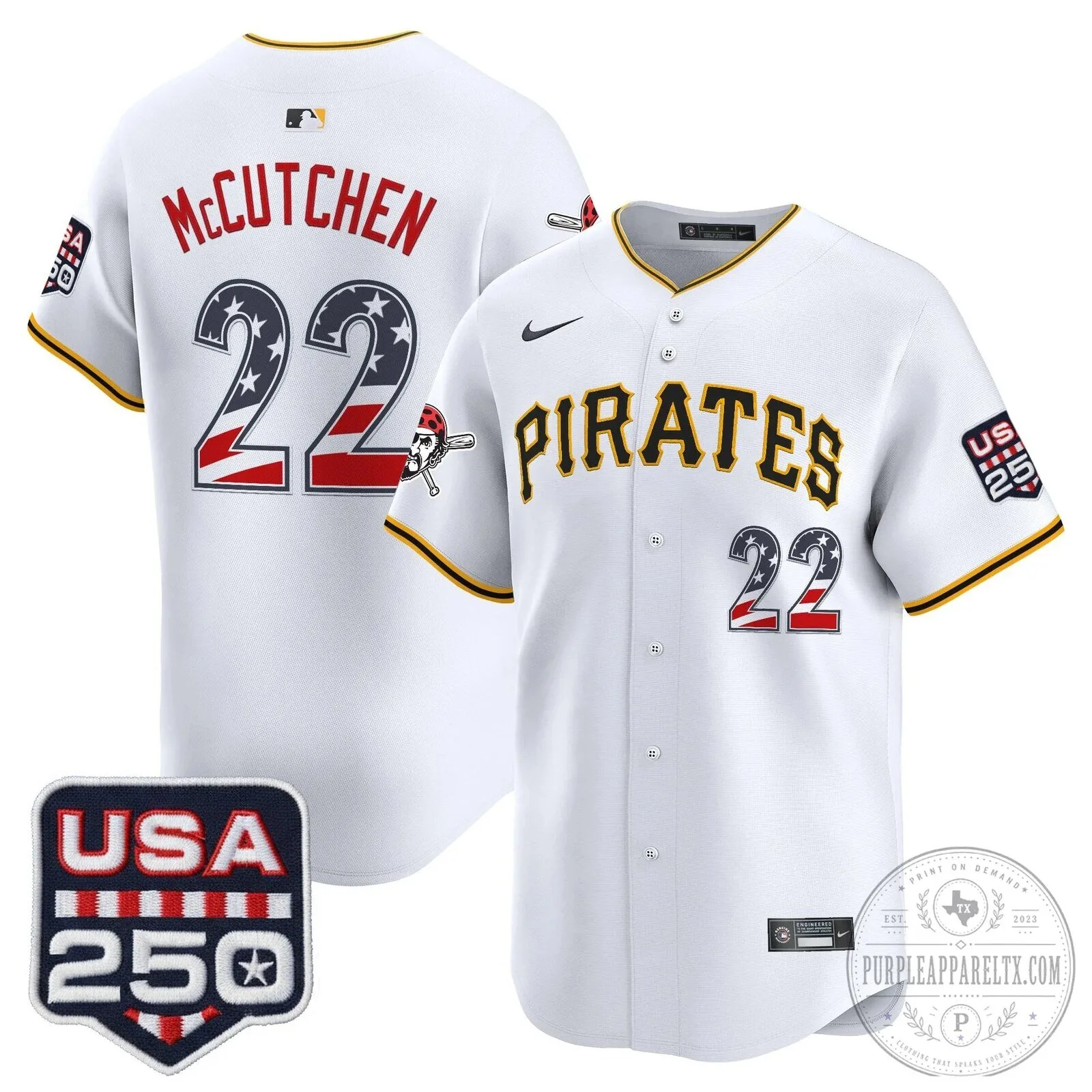 Pittsburgh Pirates Paul Skenes Fourth of July Black Baseball Jersey 72 Pittsburgh Pirates Paul Skenes Fourth of July Black Baseball Jersey