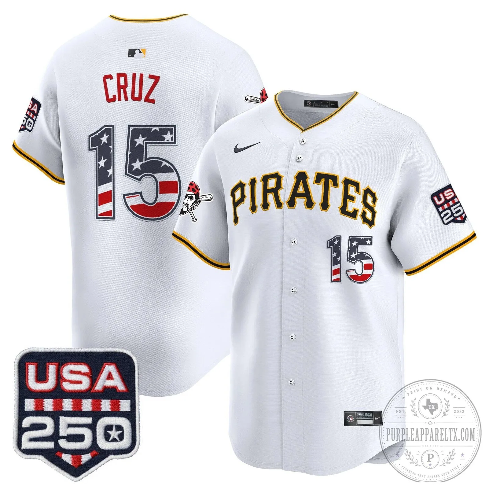 Pittsburgh Pirates Paul Skenes Fourth of July Black Baseball Jersey 73 Pittsburgh Pirates Paul Skenes Fourth of July Black Baseball Jersey
