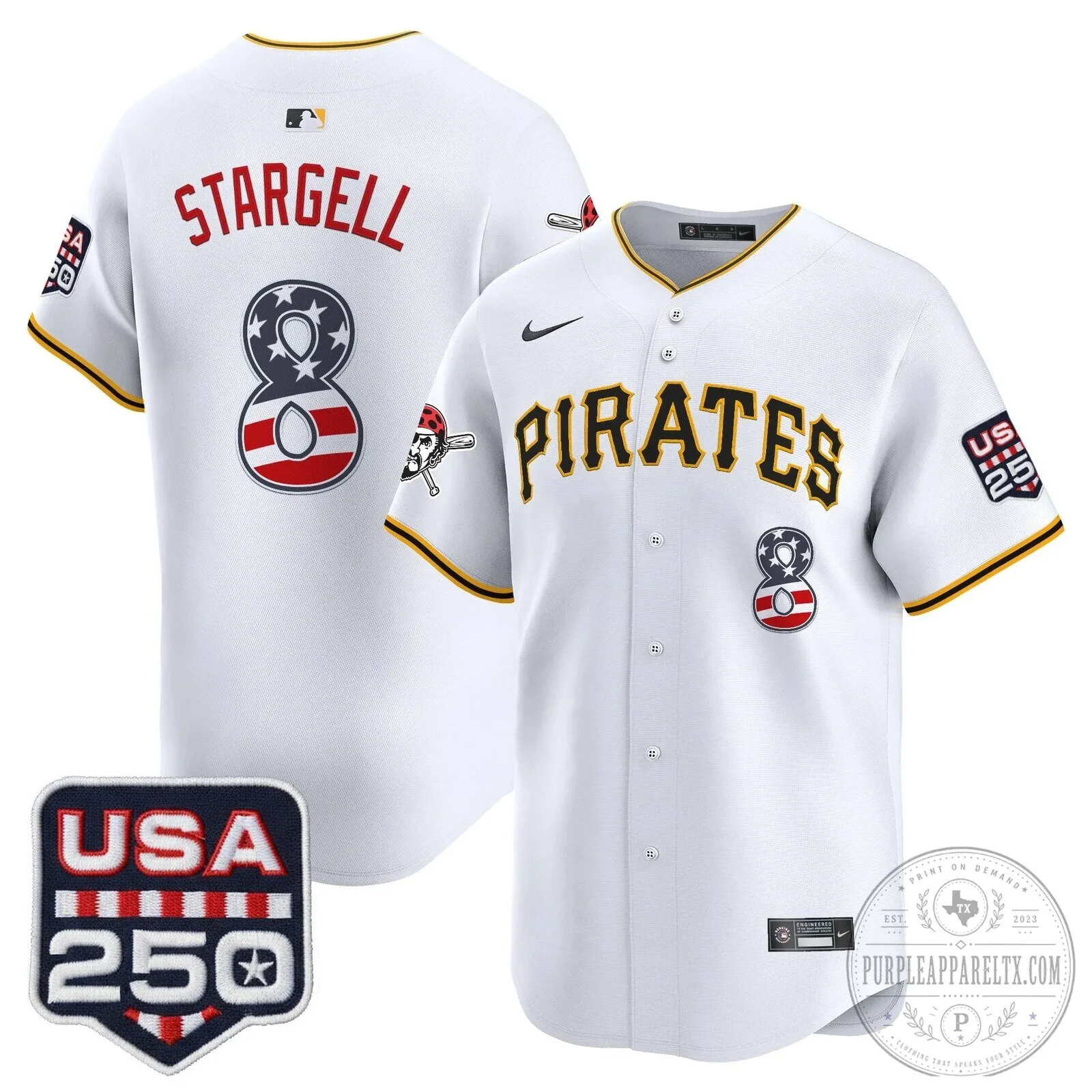 Pittsburgh Pirates Paul Skenes Fourth of July Black Baseball Jersey 78 Pittsburgh Pirates Paul Skenes Fourth of July Black Baseball Jersey