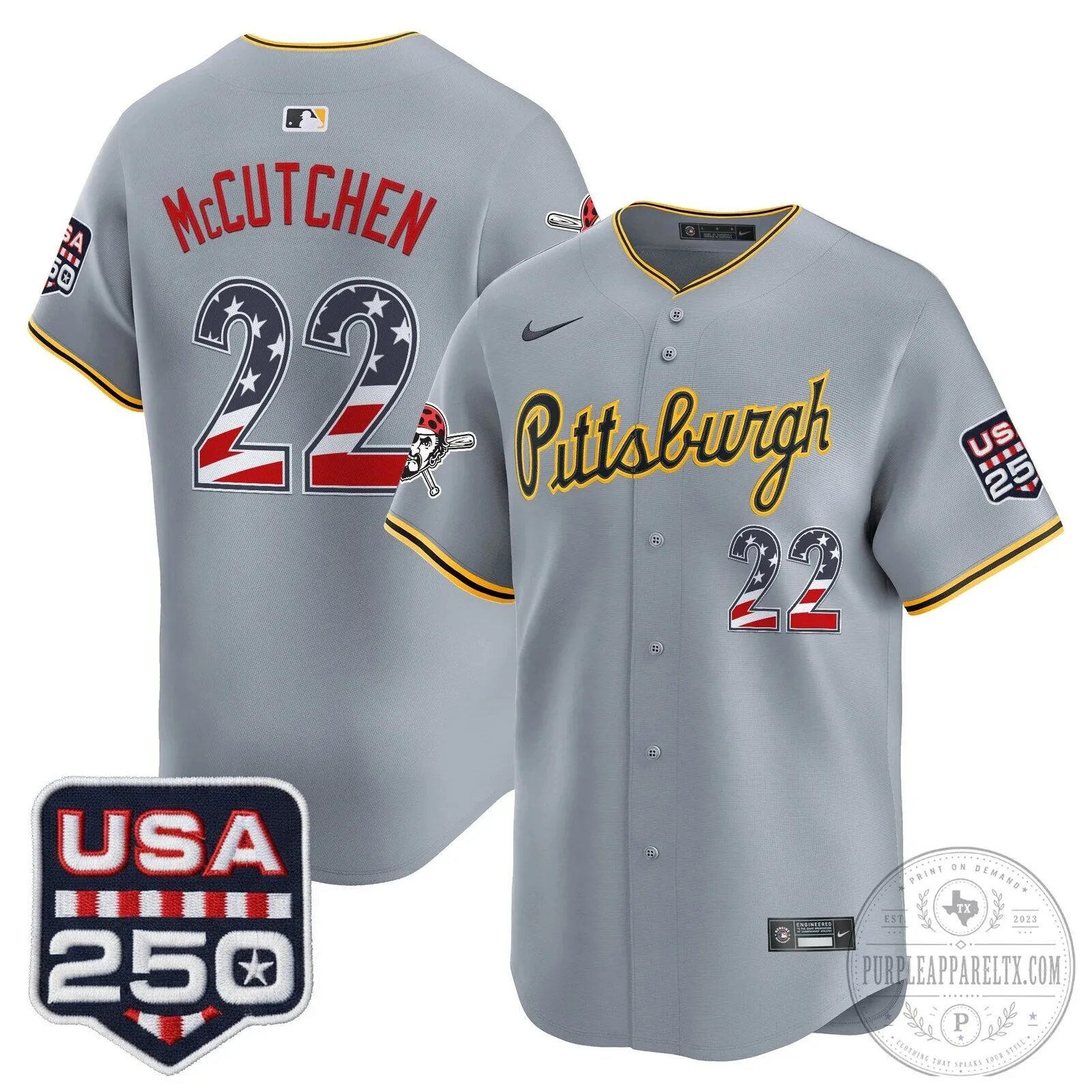 Pittsburgh Pirates Paul Skenes Fourth of July Black Baseball Jersey 83 Pittsburgh Pirates Paul Skenes Fourth of July Black Baseball Jersey