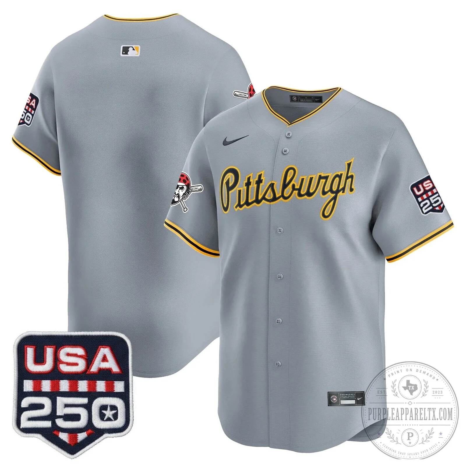Pittsburgh Pirates Paul Skenes Fourth of July Black Baseball Jersey 91 Pittsburgh Pirates Paul Skenes Fourth of July Black Baseball Jersey