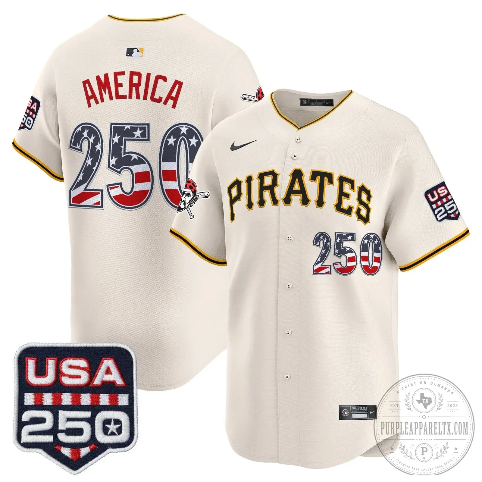 Pittsburgh Pirates Paul Skenes Fourth of July Black Baseball Jersey 104 Pittsburgh Pirates Paul Skenes Fourth of July Black Baseball Jersey