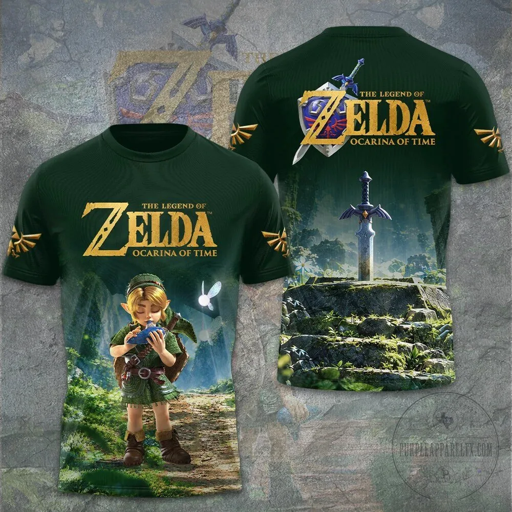 The Legend of Zelda Ocarina of Time Link All Over Print T-Shirt