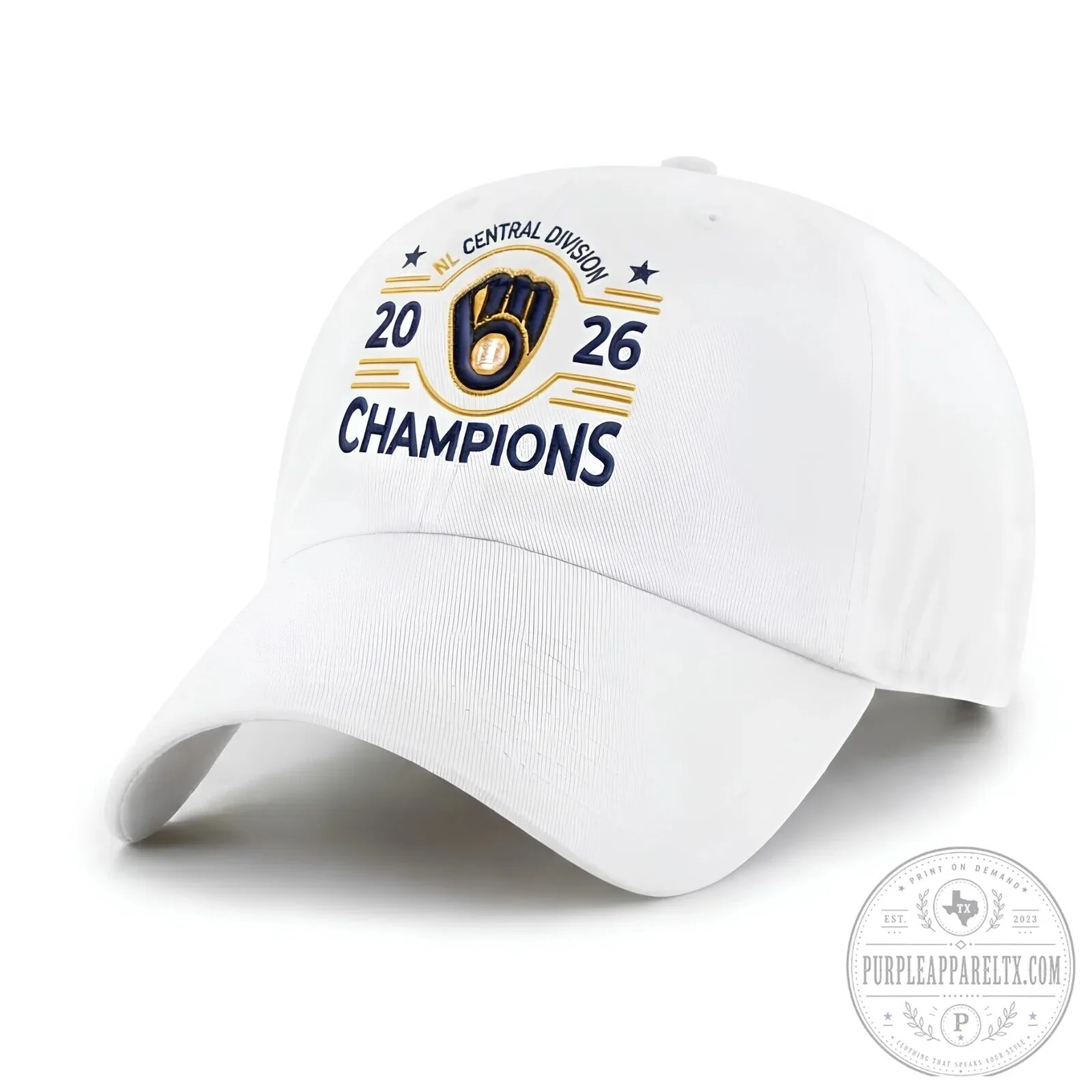Milwaukee Brewers 2026 National League Central Division Champions Baseball Cap