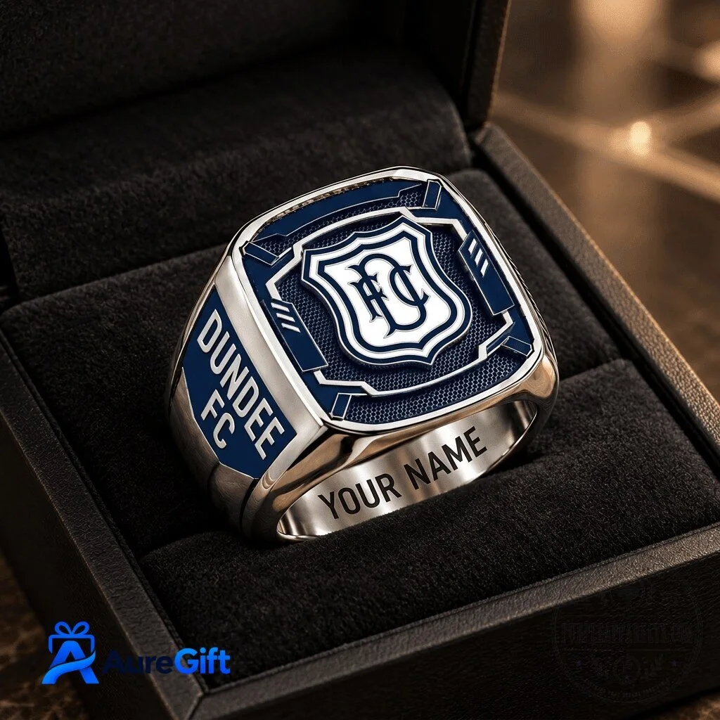 Dundee Football Club Scottish Premiership Custom Fan Ring 2 Dundee Football Club Scottish Premiership Custom Fan Ring