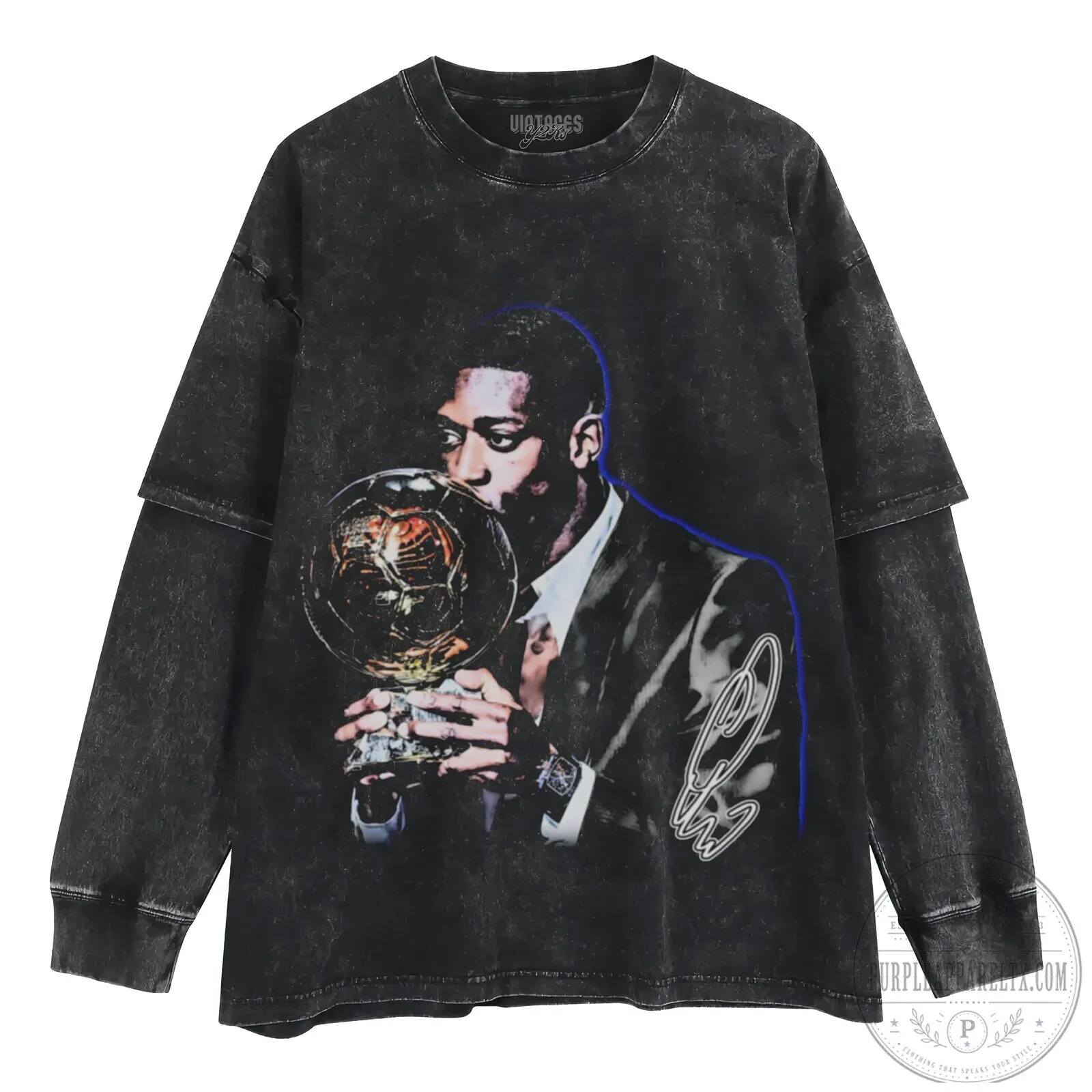 Ousmane Dembele Ballon d'Or Winner Long Sleeve T-Shirt