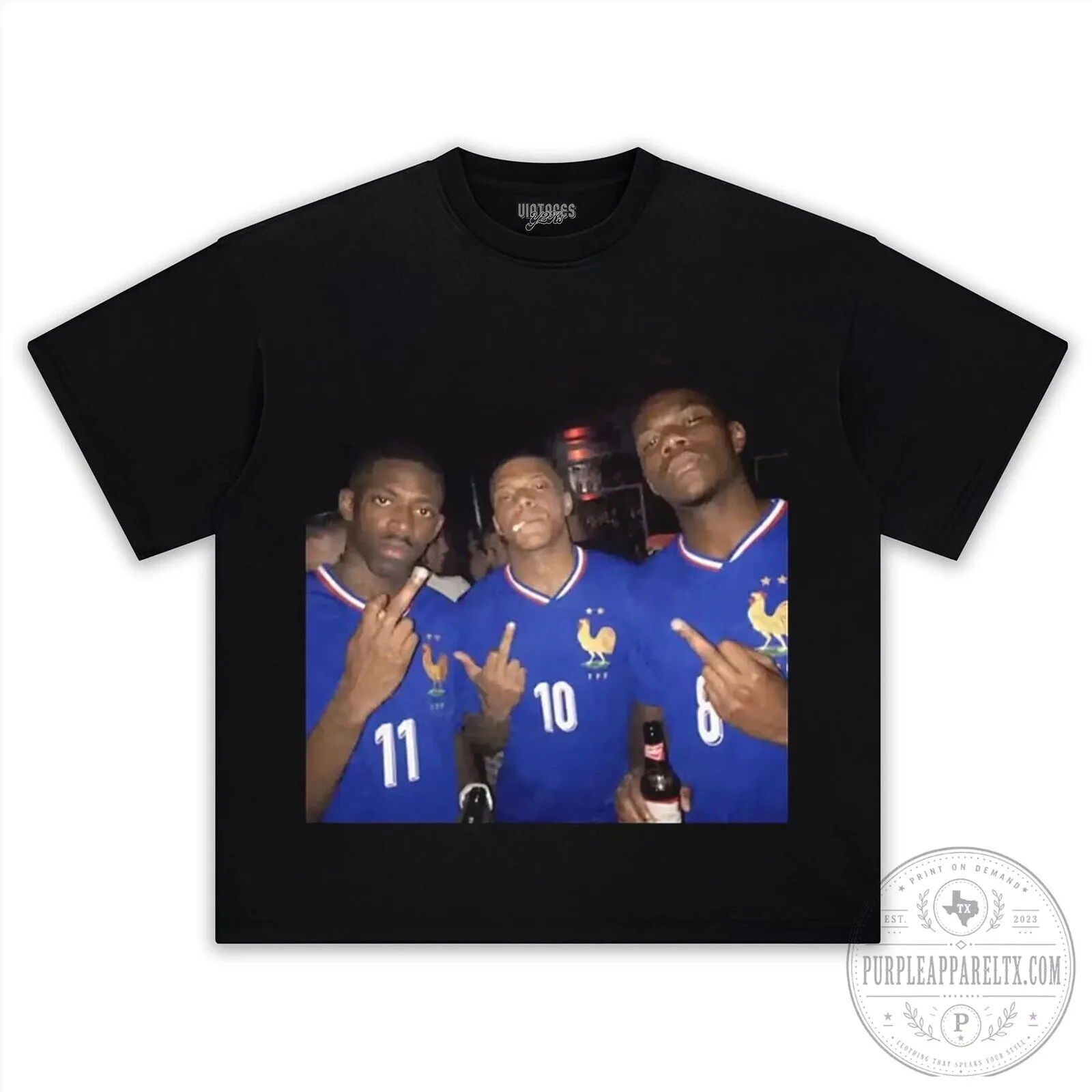 Michael Olise Kylian Mbappe Aurelien Tchouameni France Football Team T-Shirt
