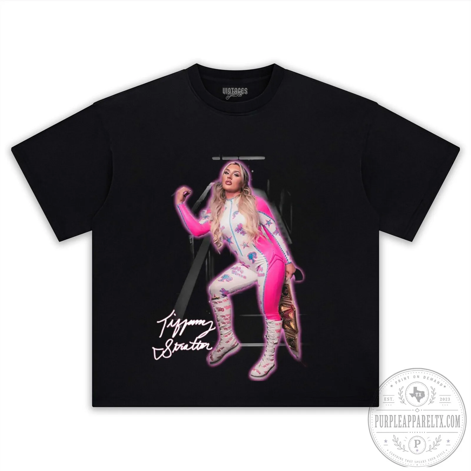 Tiffany Stratton WWE NXT Women's Champion Black T-Shirt 10 Tiffany Stratton WWE NXT Women