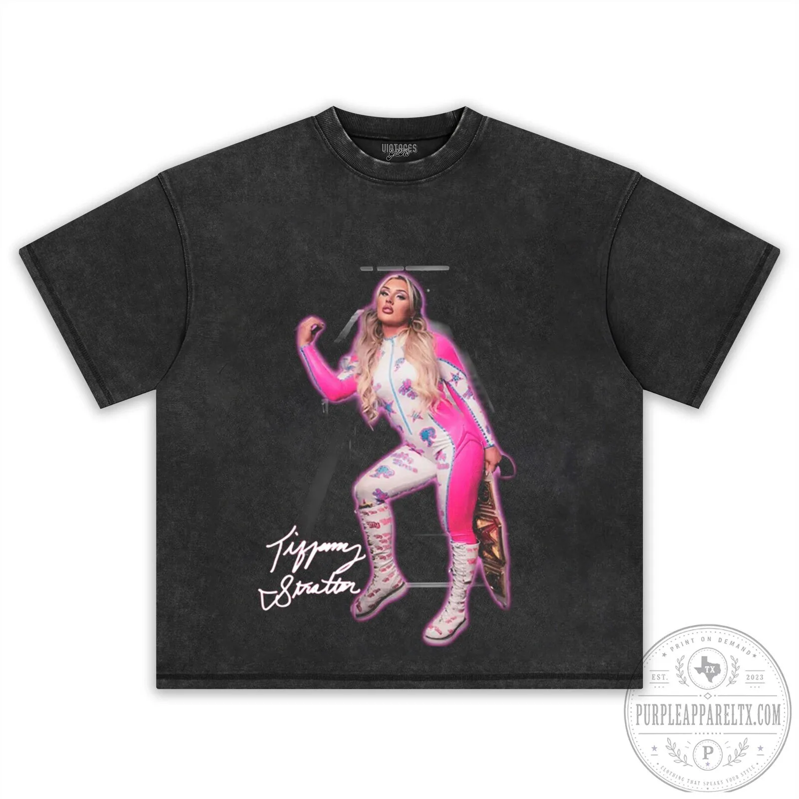 Tiffany Stratton WWE NXT Women's Champion Black T-Shirt 11 Tiffany Stratton WWE NXT Women