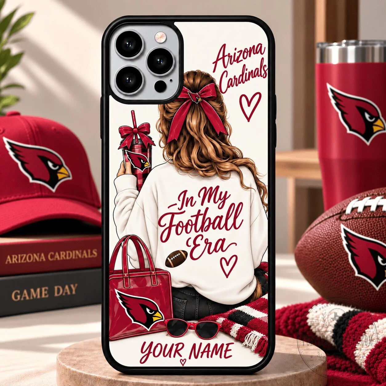 Arizona Cardinals In My Football Era Personalized Phone Case