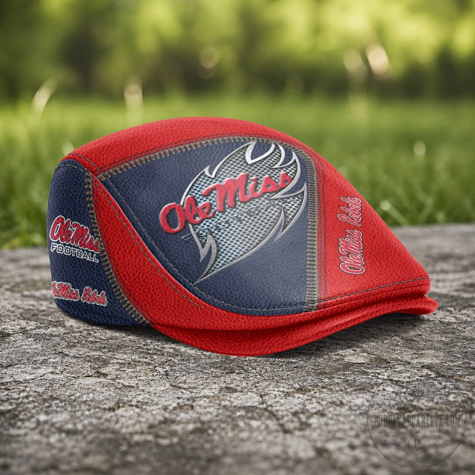 Ole Miss Rebels Football Team Golf Flat Cap Hat