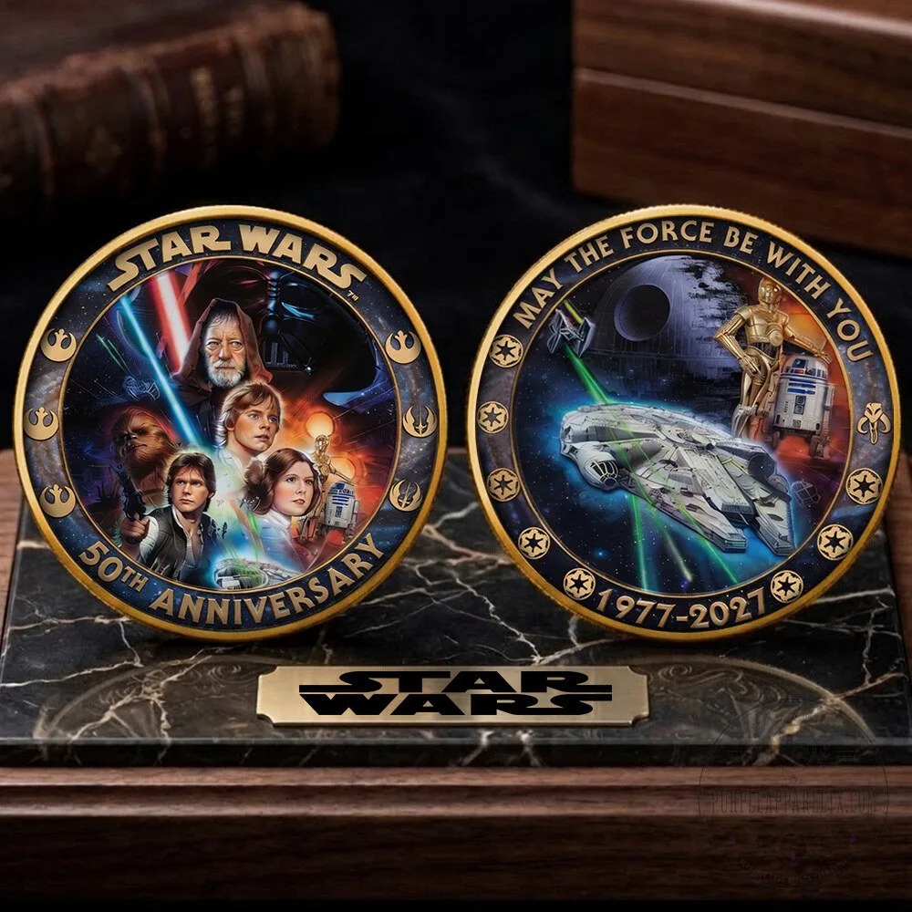 50th Anniversary Commemorative Coin - May The Force Be With You from Star Wars