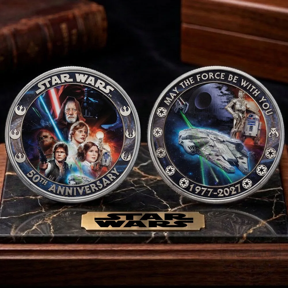 50th Anniversary Commemorative Coin - May The Force Be With You from Star Wars 9 50th Anniversary Commemorative Coin - May The Force Be With You from Star Wars