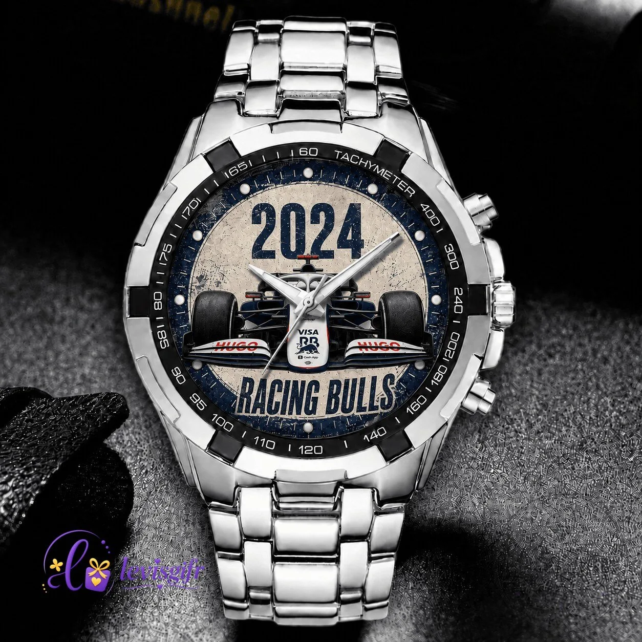 Racing Bulls Formula One Car 2024 Chronograph Watch for Men 5 Racing Bulls Formula One Car 2024 Chronograph Watch for Men