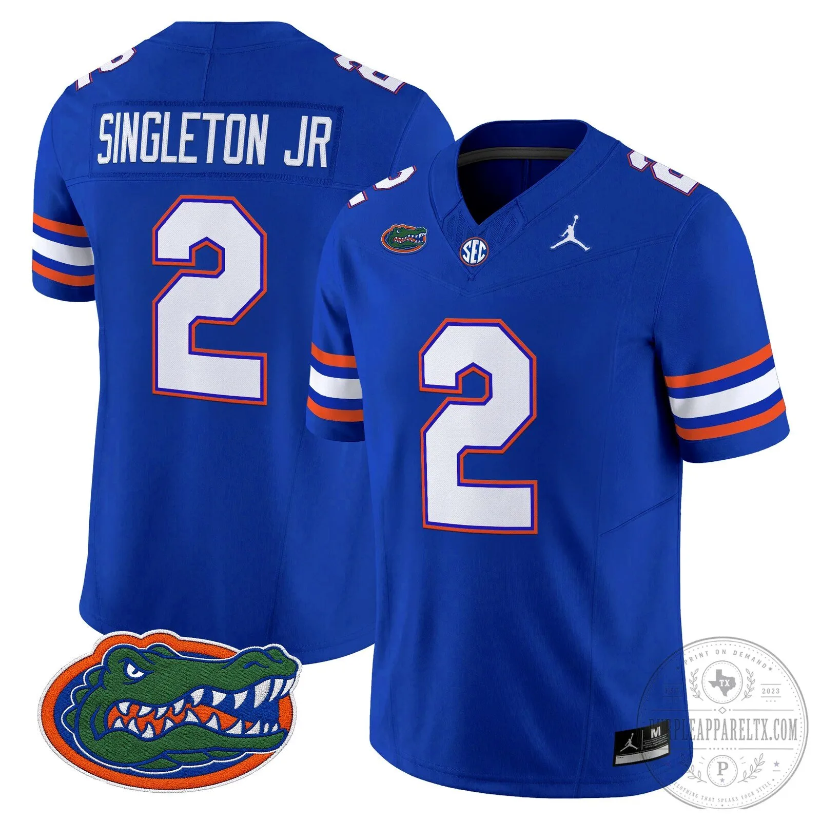 Graham Number 5 Royal Blue Jersey for Florida Gators Football 68 Graham Number 5 Royal Blue Jersey for Florida Gators Football