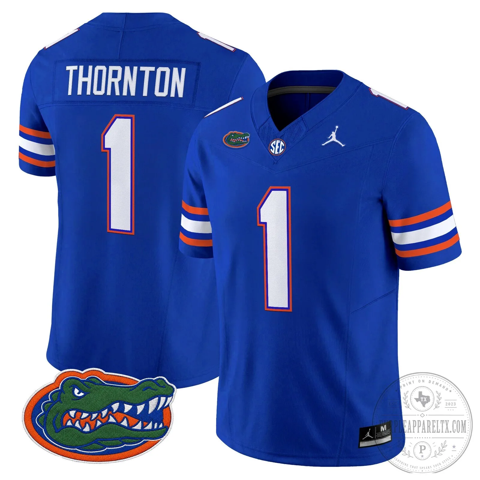 Graham Number 5 Royal Blue Jersey for Florida Gators Football 69 Graham Number 5 Royal Blue Jersey for Florida Gators Football