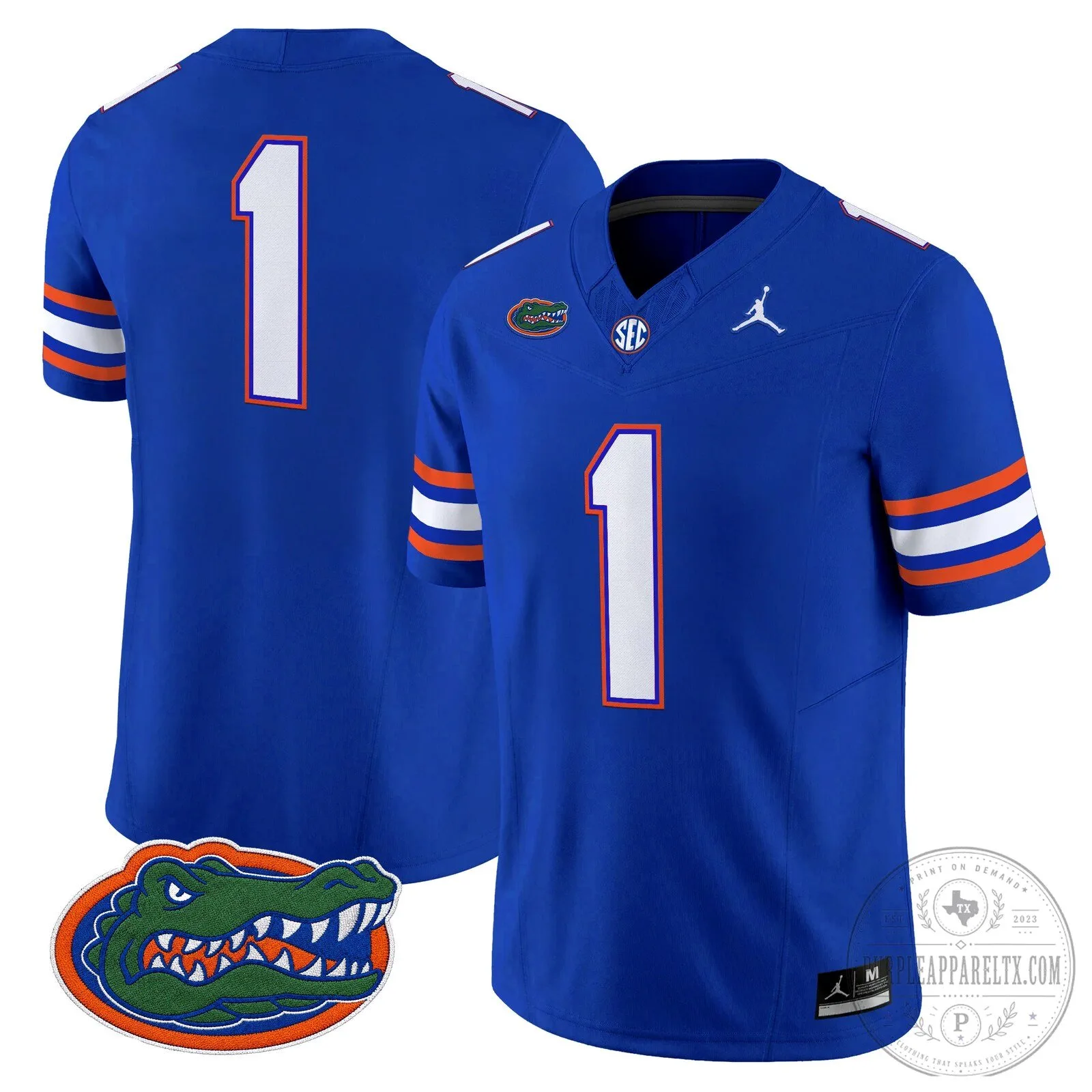 Graham Number 5 Royal Blue Jersey for Florida Gators Football 73 Graham Number 5 Royal Blue Jersey for Florida Gators Football