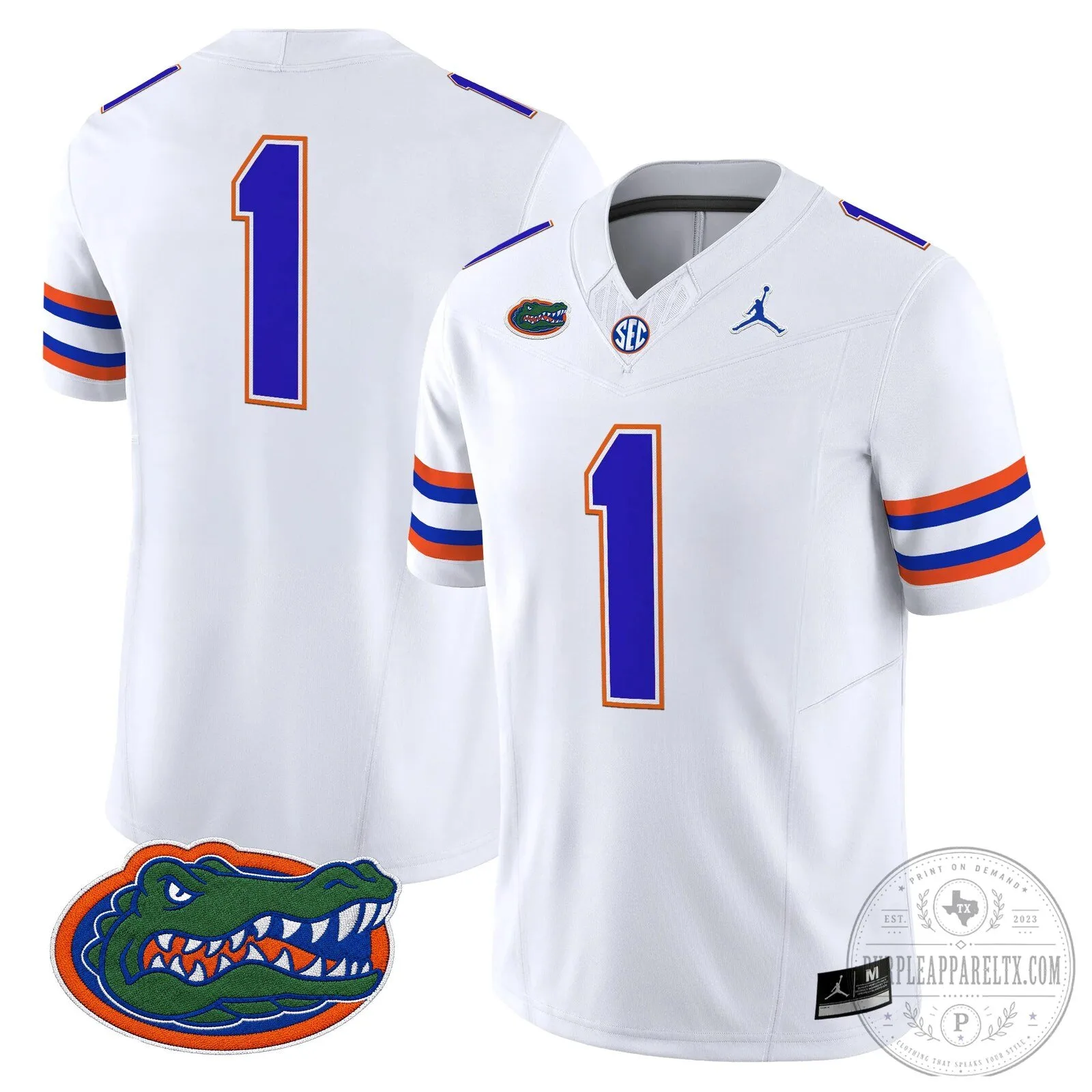Graham Number 5 Royal Blue Jersey for Florida Gators Football 83 Graham Number 5 Royal Blue Jersey for Florida Gators Football