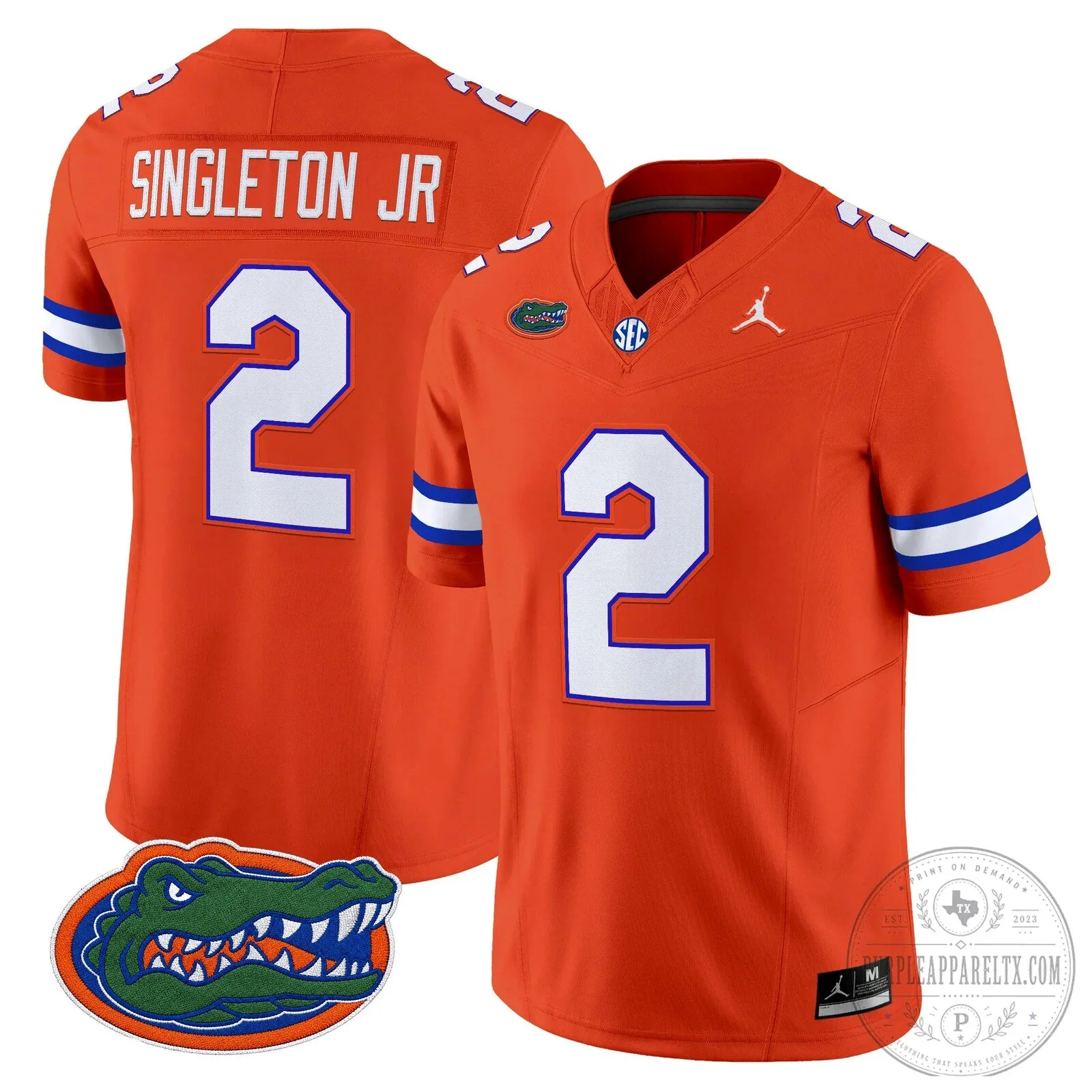 Graham Number 5 Royal Blue Jersey for Florida Gators Football 88 Graham Number 5 Royal Blue Jersey for Florida Gators Football