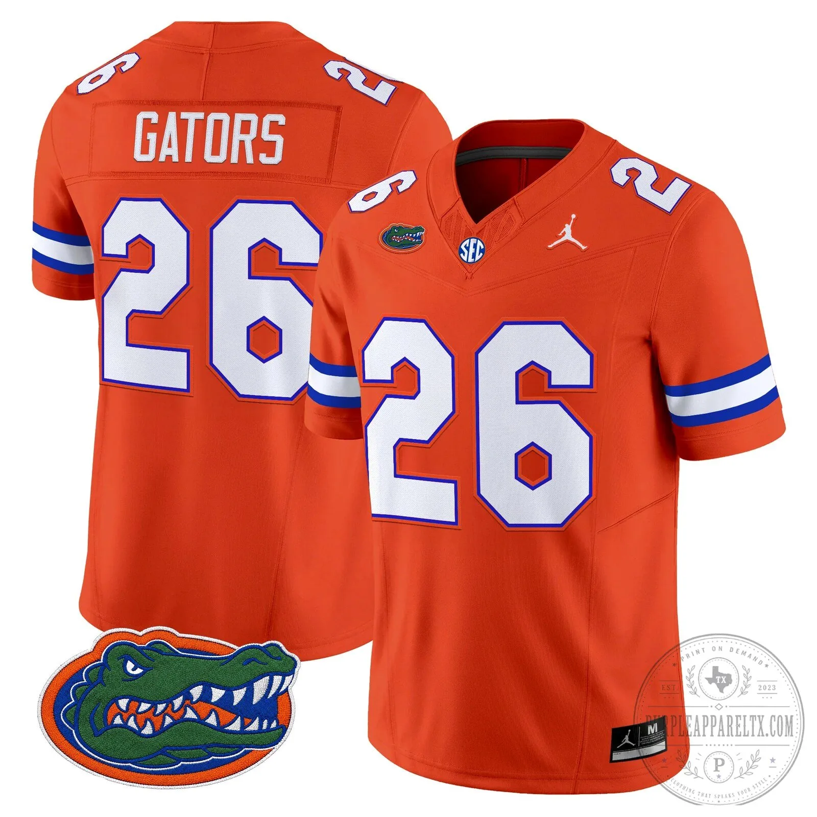Graham Number 5 Royal Blue Jersey for Florida Gators Football 92 Graham Number 5 Royal Blue Jersey for Florida Gators Football