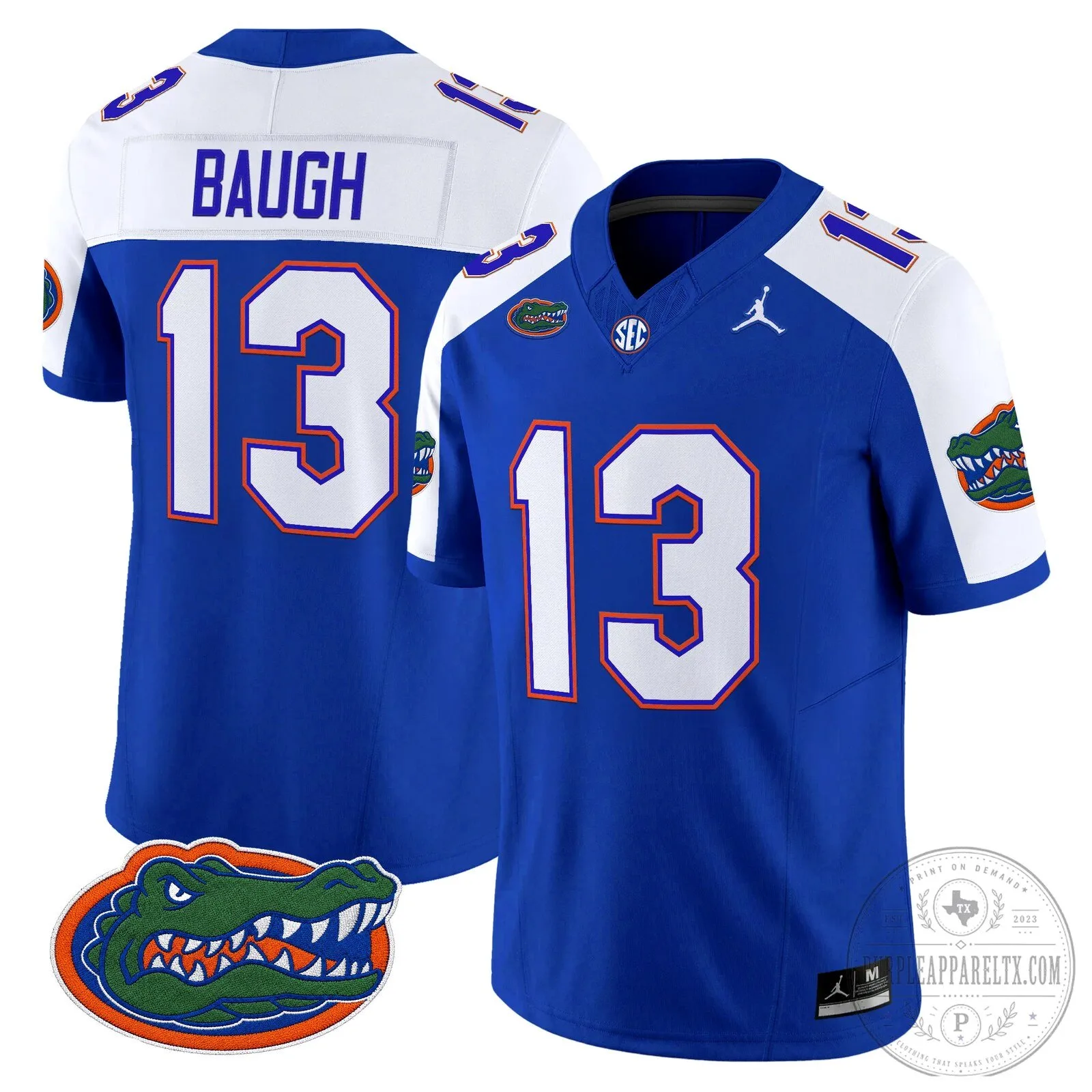 Graham Number 5 Royal Blue Jersey for Florida Gators Football 115 Graham Number 5 Royal Blue Jersey for Florida Gators Football