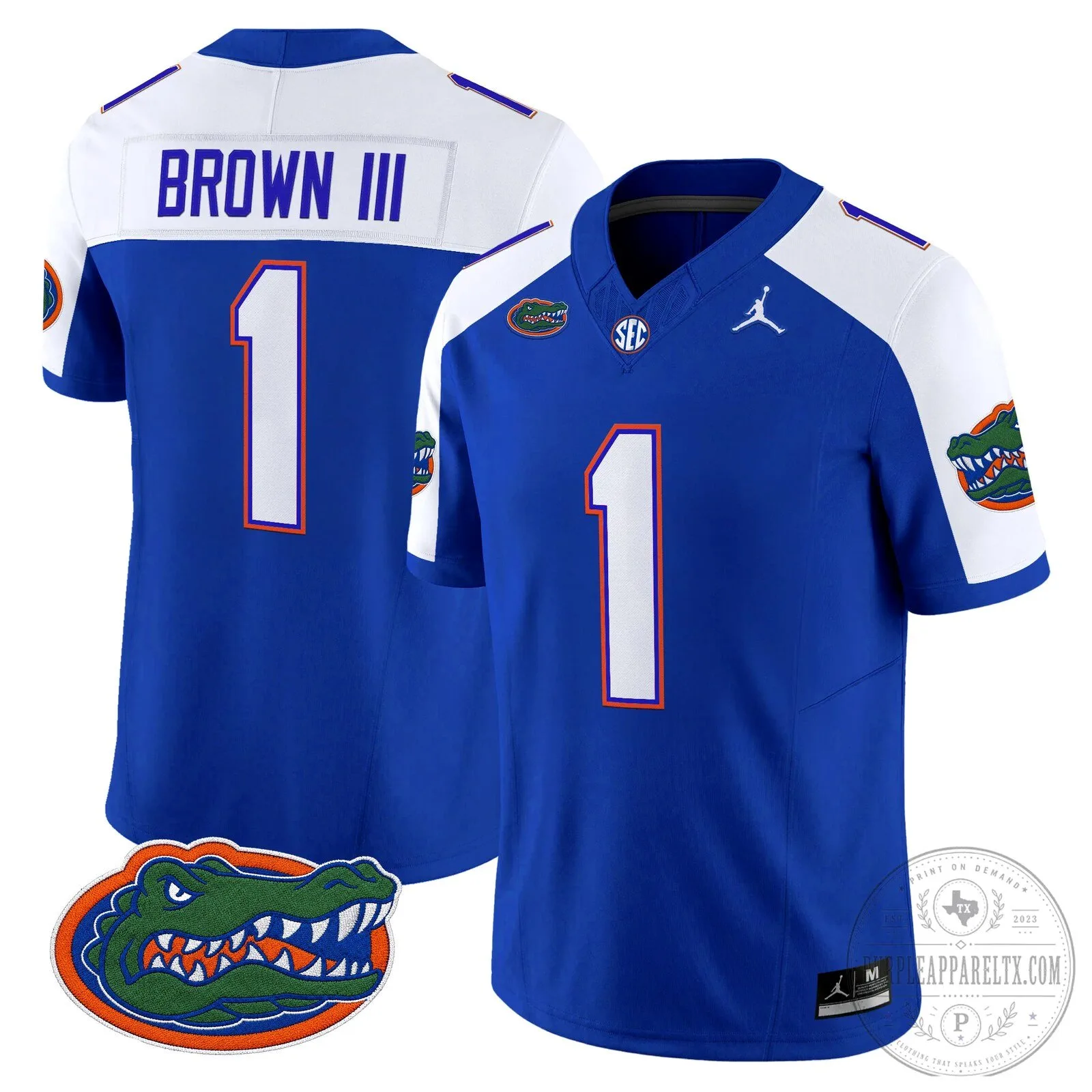 Graham Number 5 Royal Blue Jersey for Florida Gators Football 117 Graham Number 5 Royal Blue Jersey for Florida Gators Football