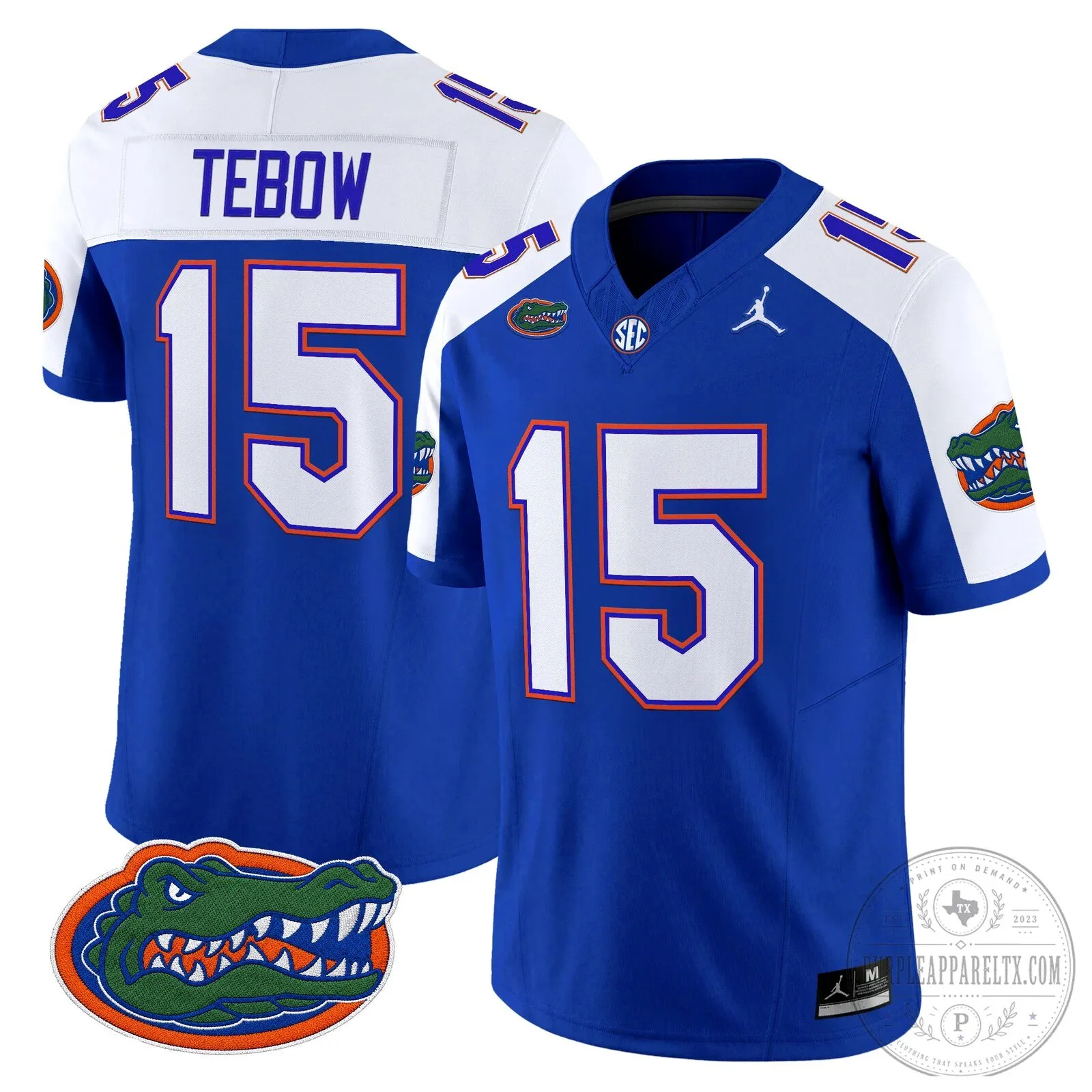 Graham Number 5 Royal Blue Jersey for Florida Gators Football 120 Graham Number 5 Royal Blue Jersey for Florida Gators Football