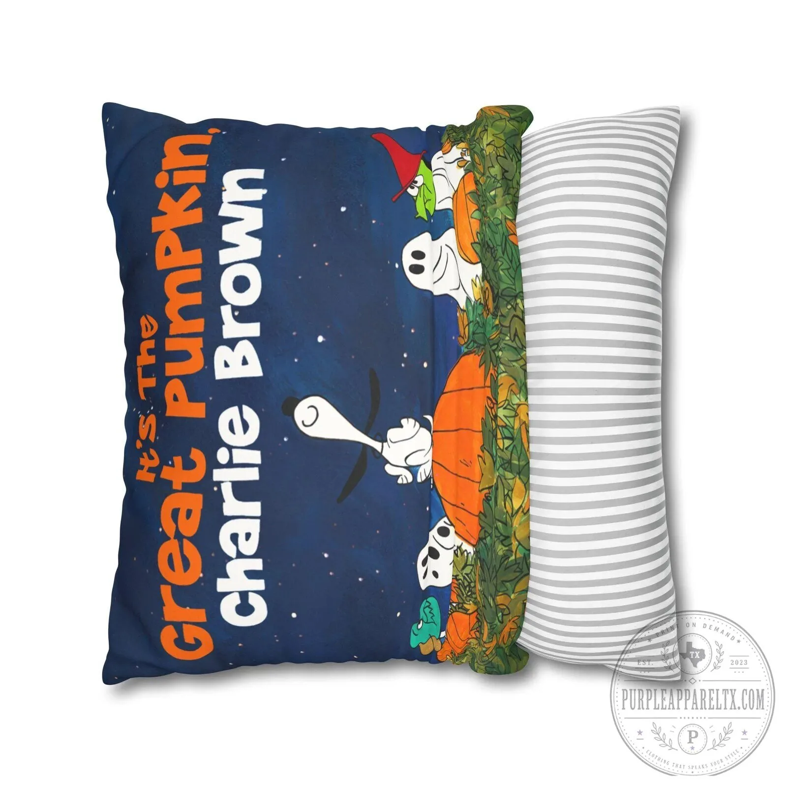Charlie Brown Halloween Throw Pillow – It's The Great Pumpkin Design 11 Charlie Brown Halloween Throw Pillow – It