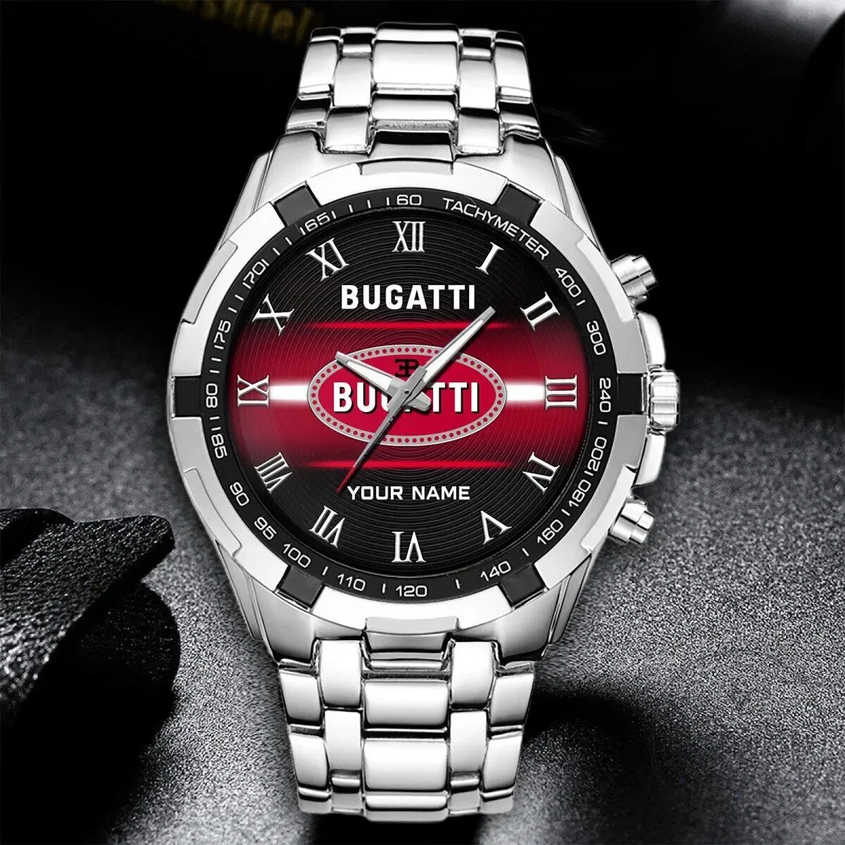 Bugatti Elegant Fashion Design Custom Name Stainless Steel Watch 13 Bugatti Elegant Fashion Design Custom Name Stainless Steel Watch