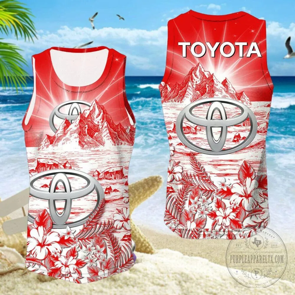 Toyota Red Mountain Tropical Floral Summer Hawaiian Shirt 15 Toyota Red Mountain Tropical Floral Summer Hawaiian Shirt