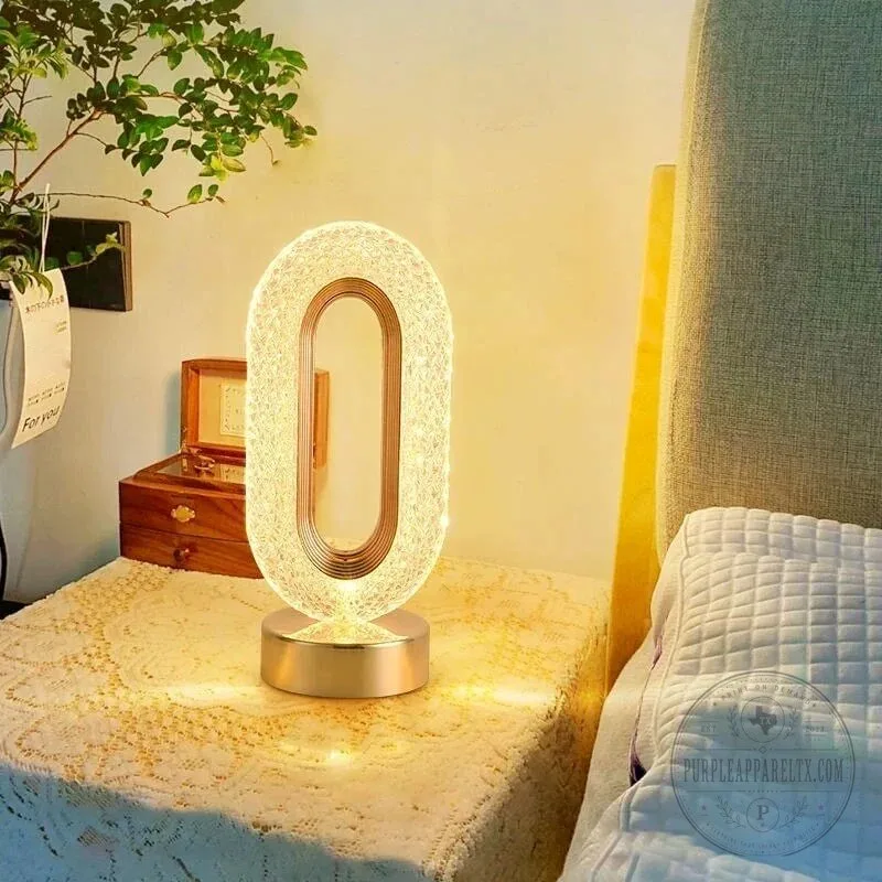 Elegant Crystal Glow Bedside Lamp with Oval Design for Cozy Nightstand Lighting 23 Elegant Crystal Glow Bedside Lamp with Oval Design for Cozy Nightstand Lighting