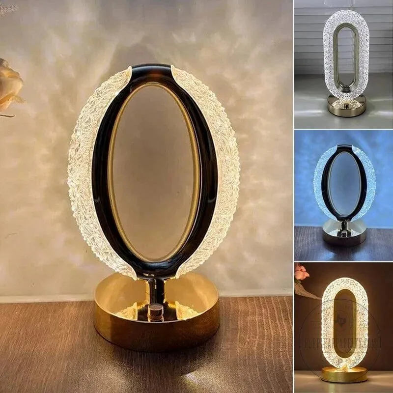 Elegant Crystal Glow Bedside Lamp with Oval Design for Cozy Nightstand Lighting 33 Elegant Crystal Glow Bedside Lamp with Oval Design for Cozy Nightstand Lighting