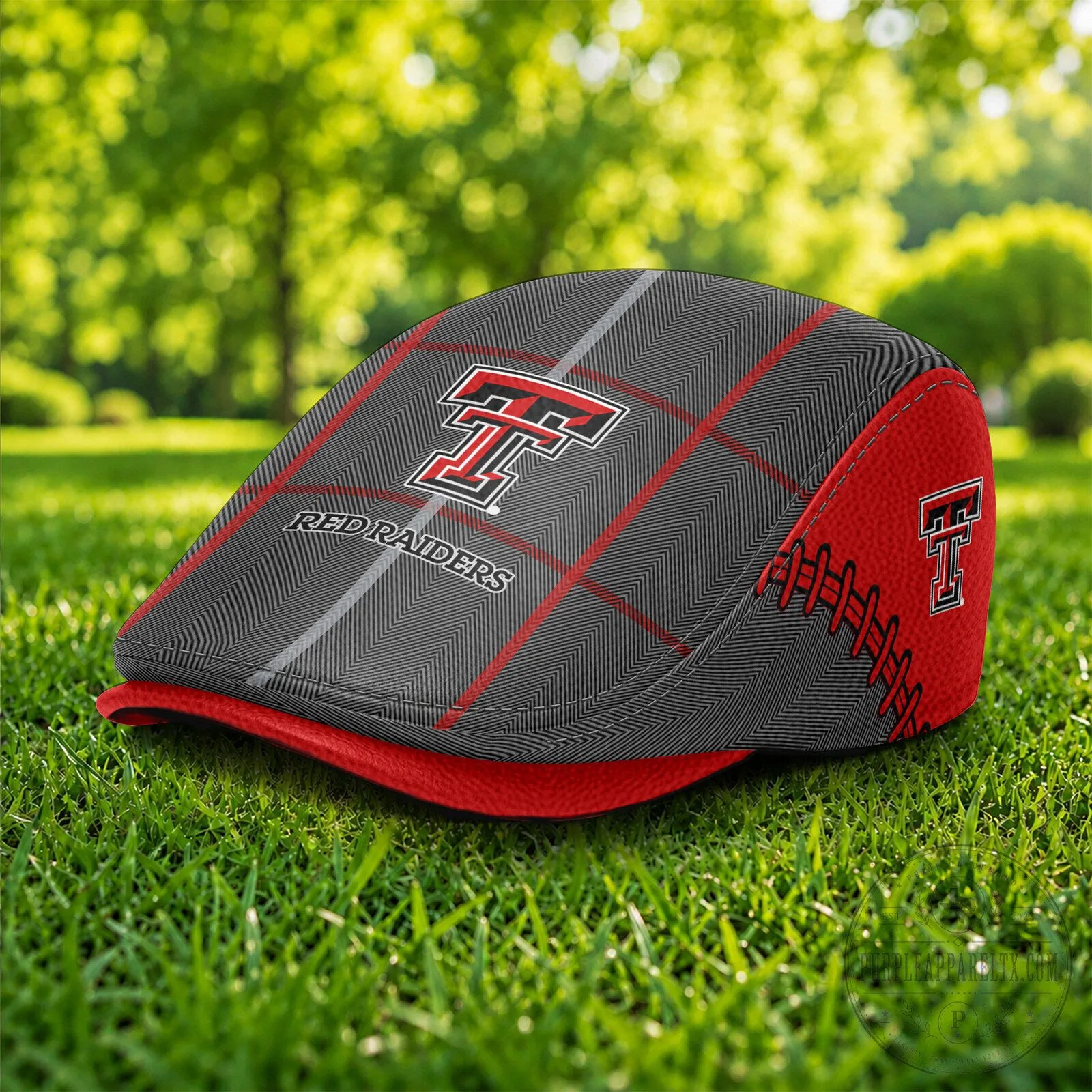 Texas Tech Red Raiders NCAA Flat Cap, Golf Ivy League Driving Hat