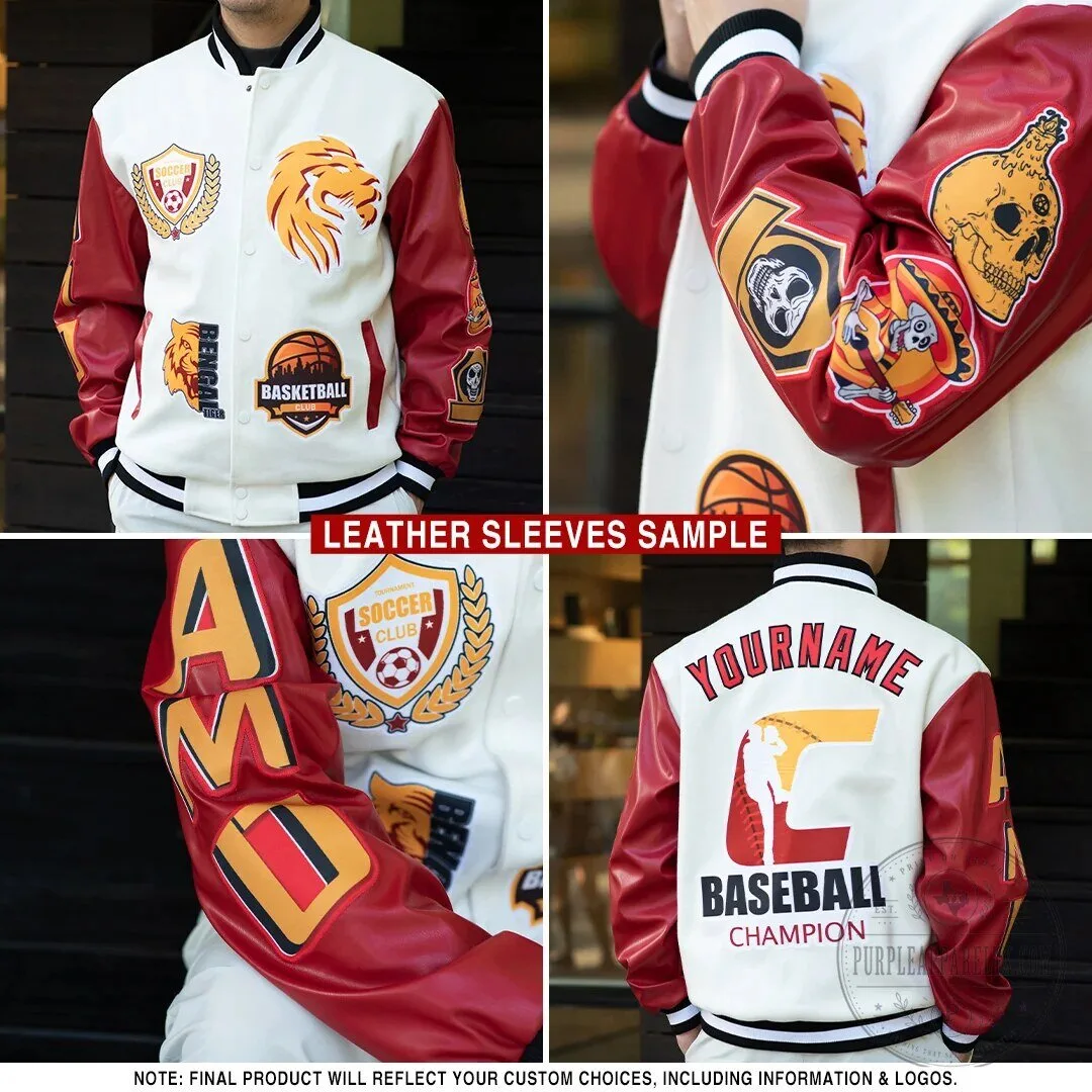 Black Red White Gorilla Flame Splatter Custom Varsity Letterman Hoodie Jacket 11 Black Red White Gorilla Flame Splatter Custom Varsity Letterman Hoodie Jacket