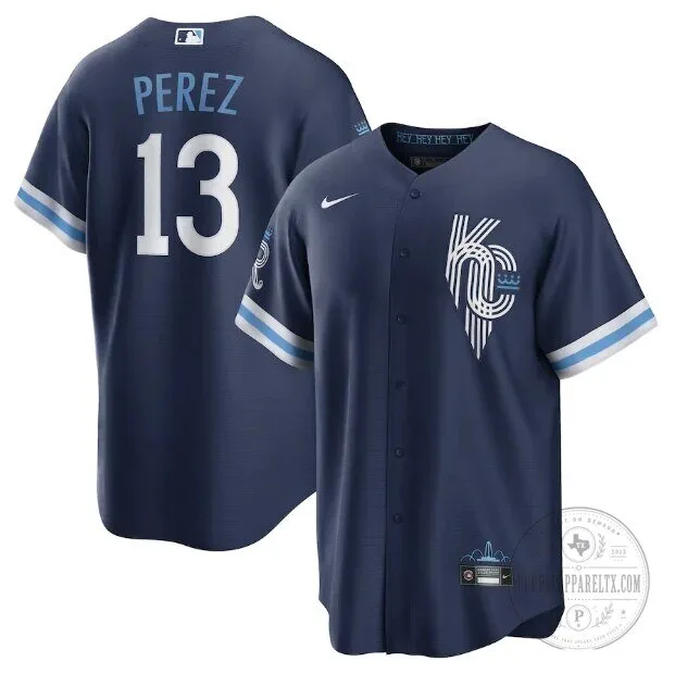 Kansas City Royals Salvador Perez City Connect Baseball Jersey