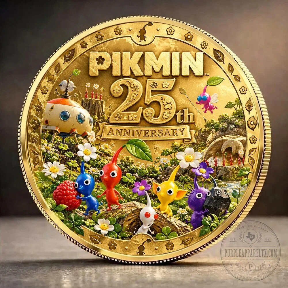 Gold Collectible Coin for the 25th Anniversary of Pikmin