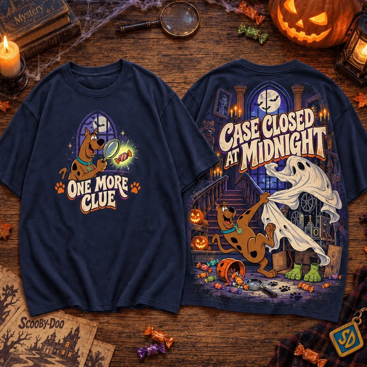 Scooby-Doo Haunted Mansion Ghost Scooby Halloween Mystery T-Shirt